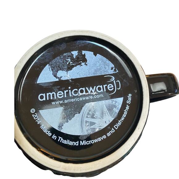 Americaware Washington DC Mug Coffee Cup 2014 Large 24 Ounces Blue Black + - Picture 3 of 3